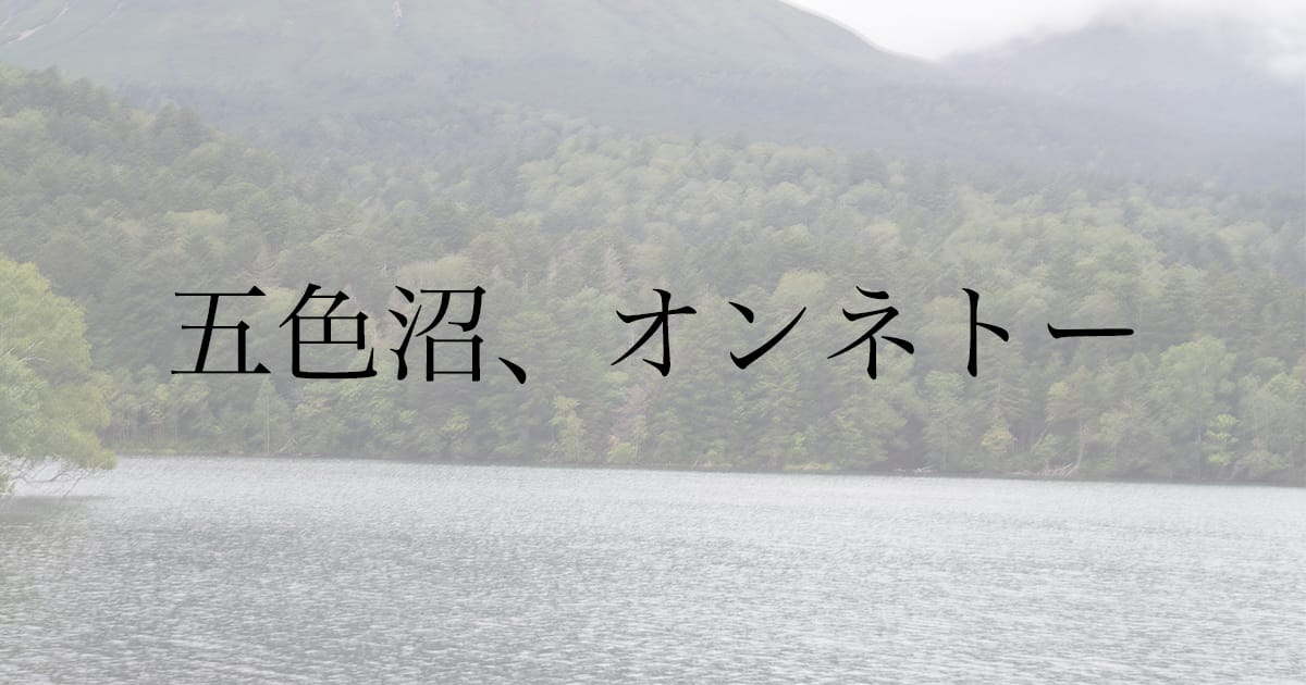 北海道の秘湖「オンネトー」に行ってみた|五色に変わる神秘の湖